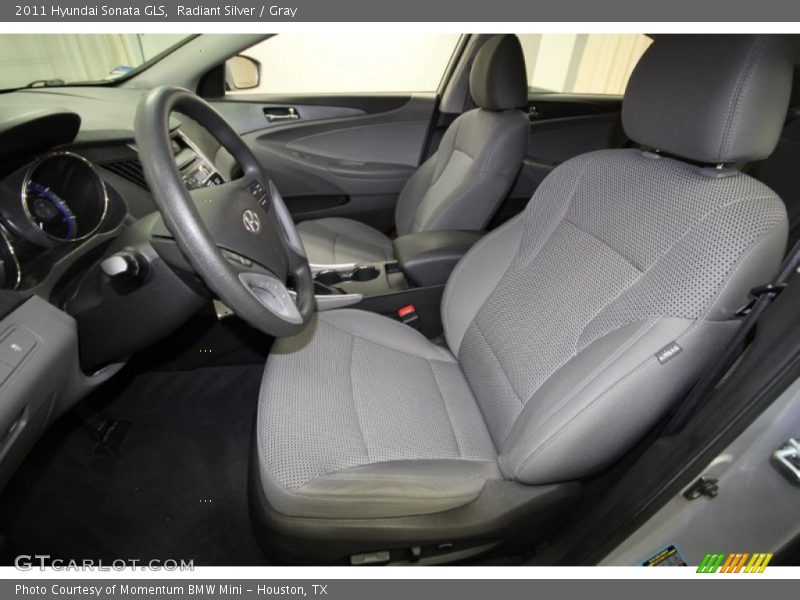 Radiant Silver / Gray 2011 Hyundai Sonata GLS