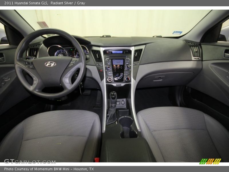 Radiant Silver / Gray 2011 Hyundai Sonata GLS