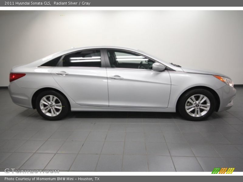 Radiant Silver / Gray 2011 Hyundai Sonata GLS