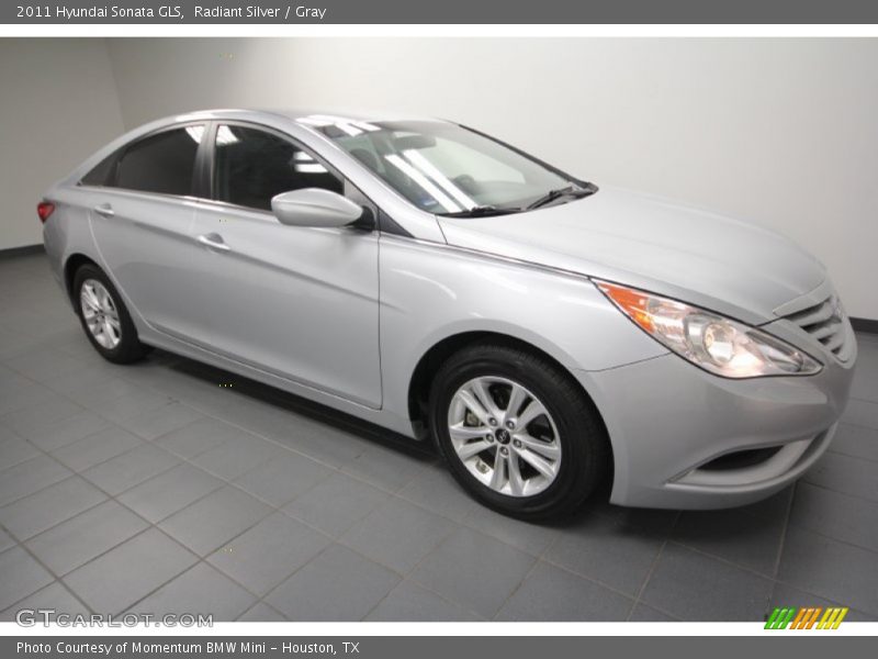 Radiant Silver / Gray 2011 Hyundai Sonata GLS