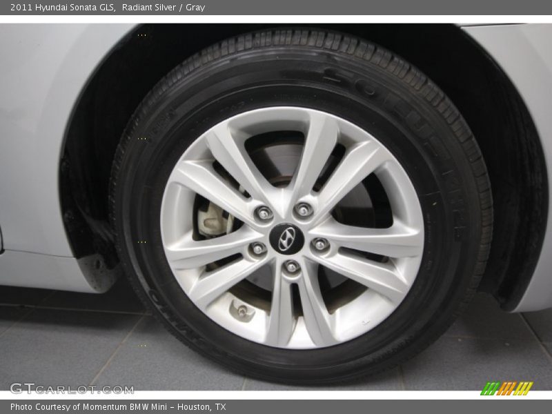 Radiant Silver / Gray 2011 Hyundai Sonata GLS