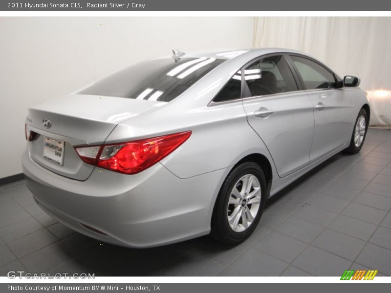 Radiant Silver / Gray 2011 Hyundai Sonata GLS