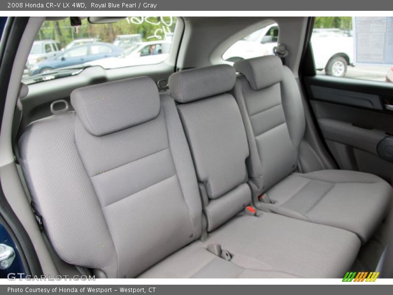 Royal Blue Pearl / Gray 2008 Honda CR-V LX 4WD