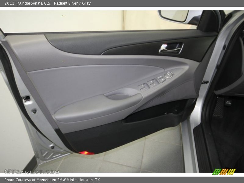 Radiant Silver / Gray 2011 Hyundai Sonata GLS