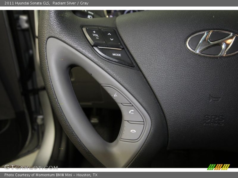 Radiant Silver / Gray 2011 Hyundai Sonata GLS