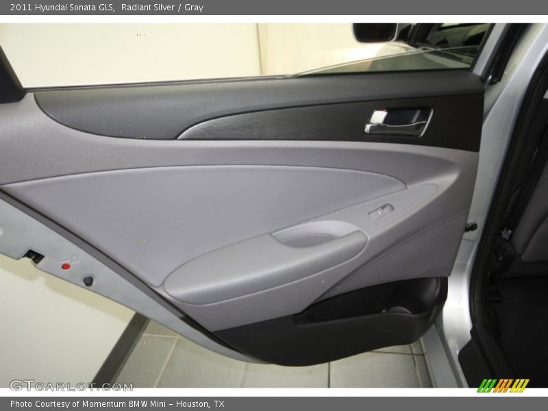 Radiant Silver / Gray 2011 Hyundai Sonata GLS