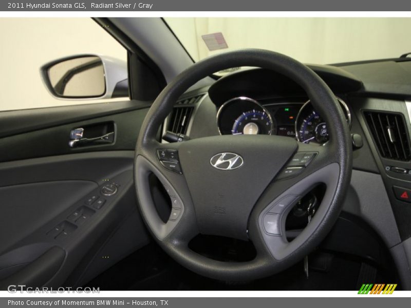 Radiant Silver / Gray 2011 Hyundai Sonata GLS