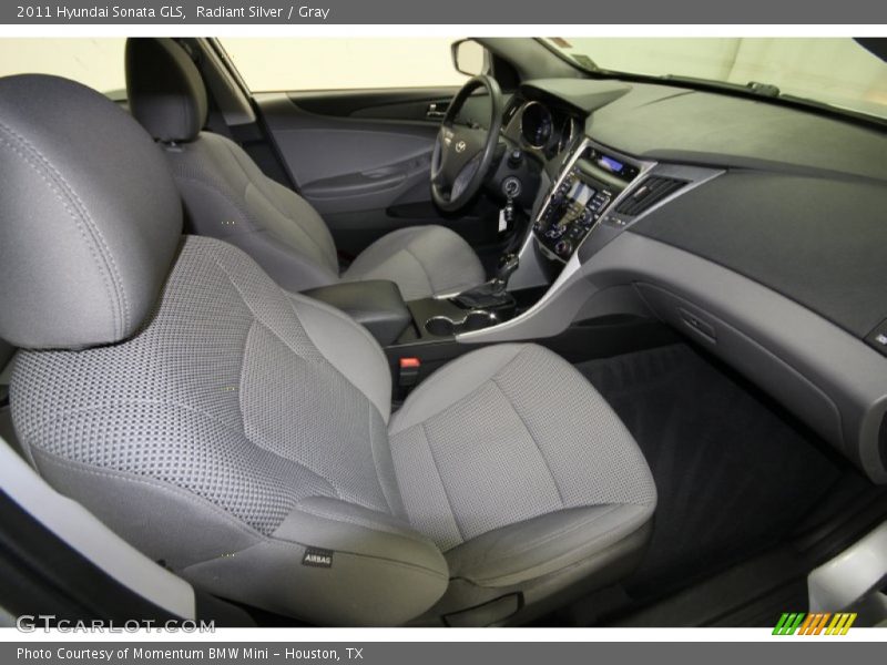 Radiant Silver / Gray 2011 Hyundai Sonata GLS
