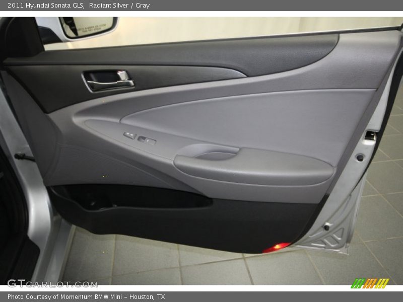 Radiant Silver / Gray 2011 Hyundai Sonata GLS