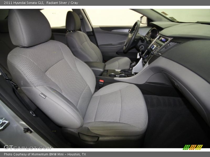 Radiant Silver / Gray 2011 Hyundai Sonata GLS