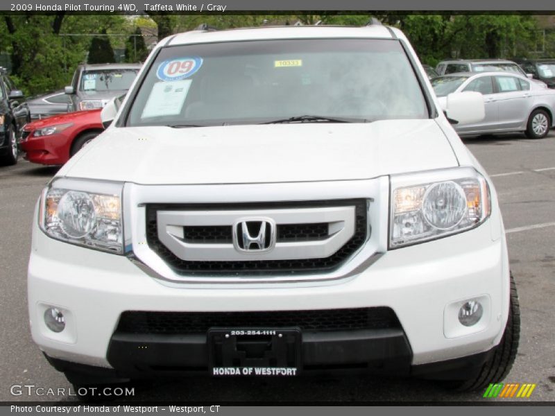 Taffeta White / Gray 2009 Honda Pilot Touring 4WD