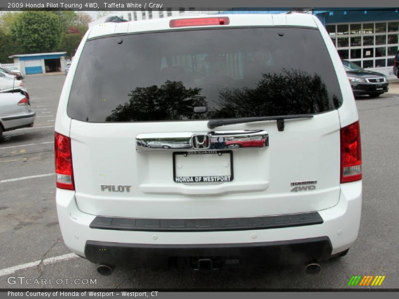 Taffeta White / Gray 2009 Honda Pilot Touring 4WD
