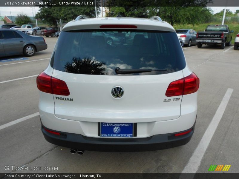 Candy White / Beige 2012 Volkswagen Tiguan SEL