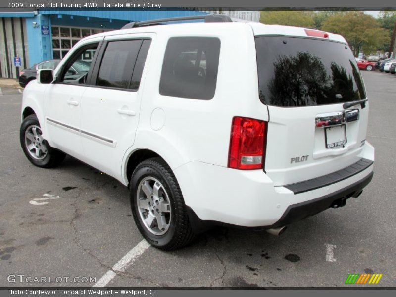 Taffeta White / Gray 2009 Honda Pilot Touring 4WD