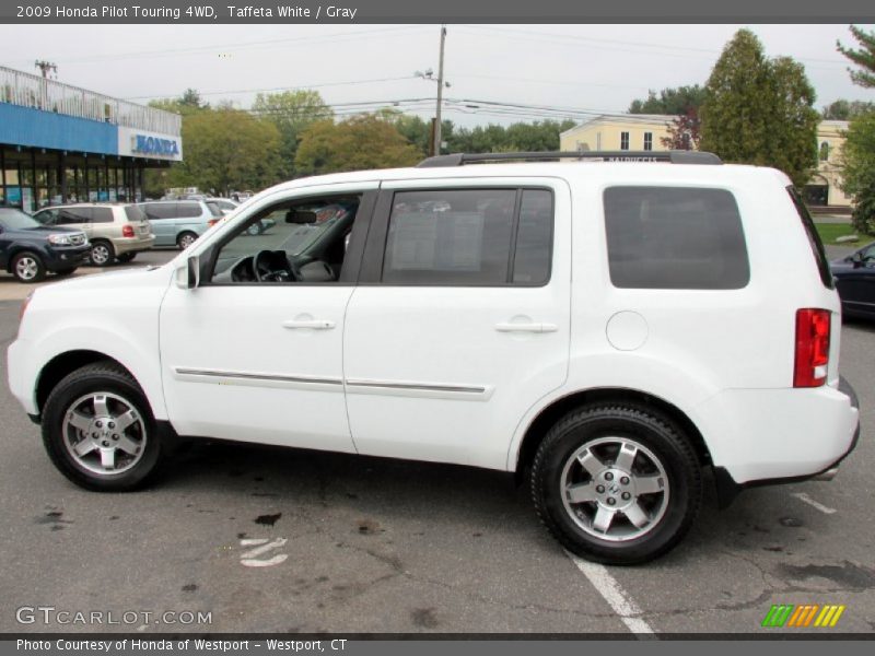 Taffeta White / Gray 2009 Honda Pilot Touring 4WD