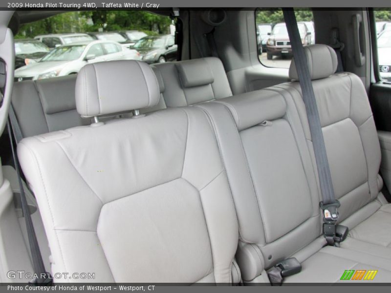 Taffeta White / Gray 2009 Honda Pilot Touring 4WD