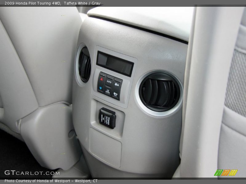 Taffeta White / Gray 2009 Honda Pilot Touring 4WD