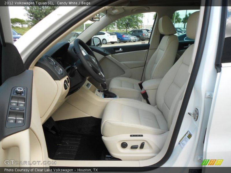 Candy White / Beige 2012 Volkswagen Tiguan SEL