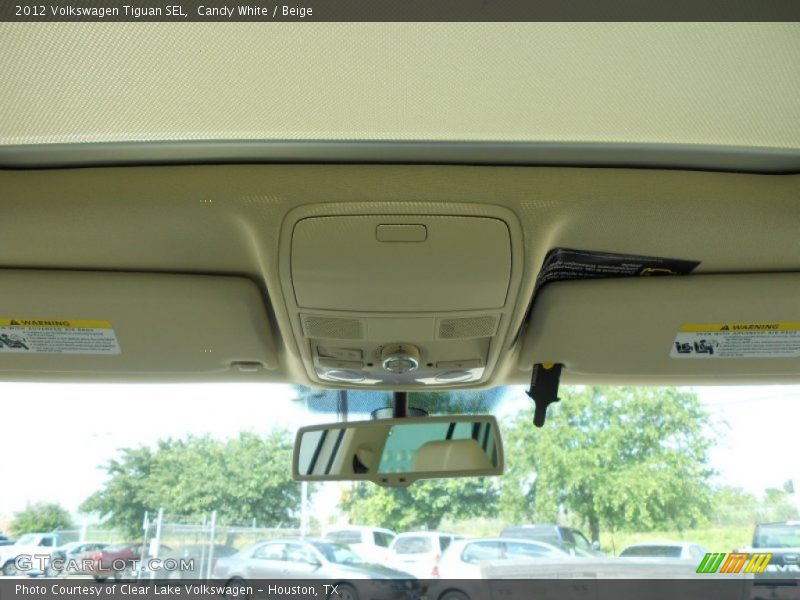 Candy White / Beige 2012 Volkswagen Tiguan SEL
