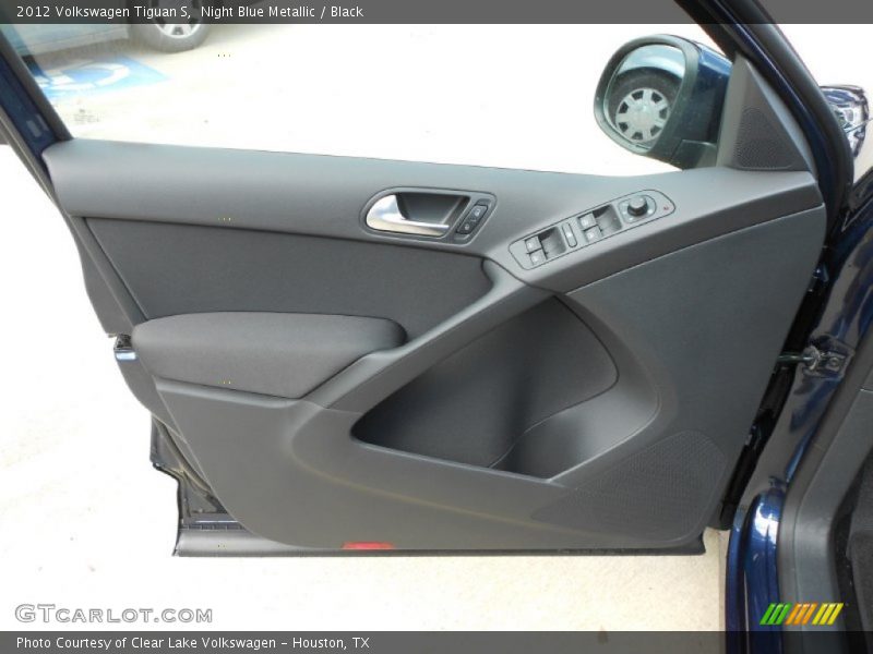 Night Blue Metallic / Black 2012 Volkswagen Tiguan S