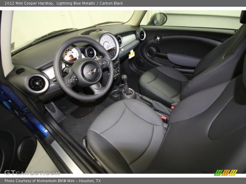 Lightning Blue Metallic / Carbon Black 2012 Mini Cooper Hardtop