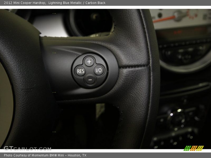 Lightning Blue Metallic / Carbon Black 2012 Mini Cooper Hardtop