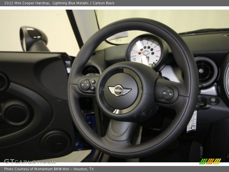Lightning Blue Metallic / Carbon Black 2012 Mini Cooper Hardtop