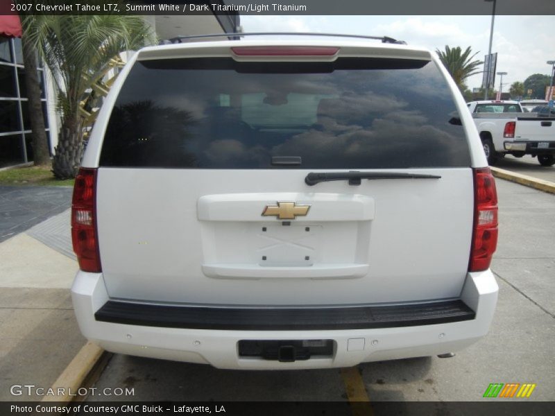 Summit White / Dark Titanium/Light Titanium 2007 Chevrolet Tahoe LTZ