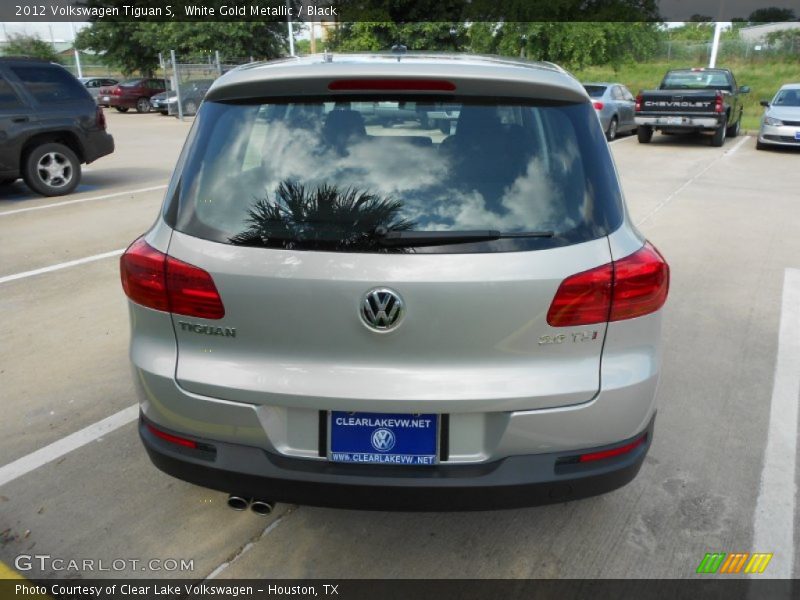White Gold Metallic / Black 2012 Volkswagen Tiguan S