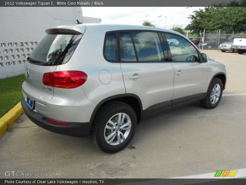 White Gold Metallic / Black 2012 Volkswagen Tiguan S