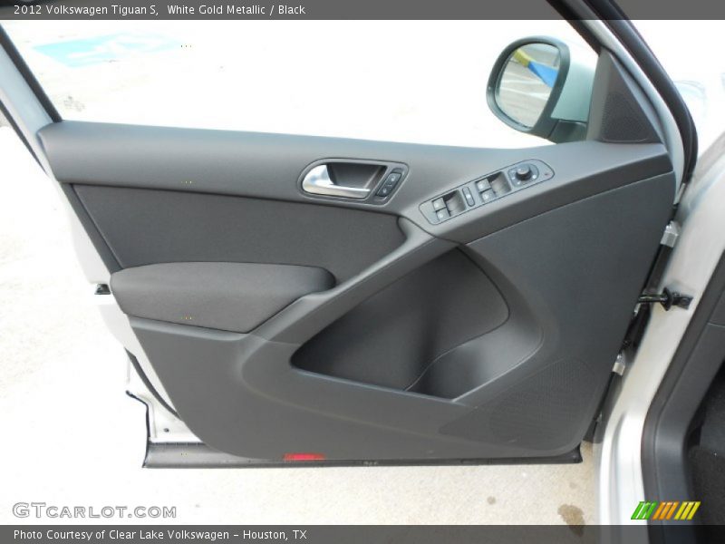White Gold Metallic / Black 2012 Volkswagen Tiguan S