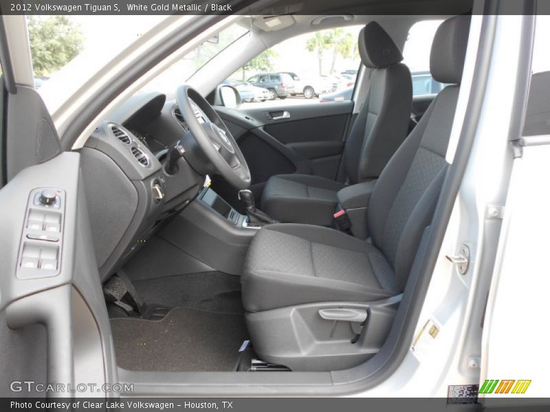 White Gold Metallic / Black 2012 Volkswagen Tiguan S