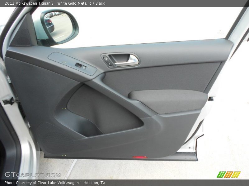 White Gold Metallic / Black 2012 Volkswagen Tiguan S