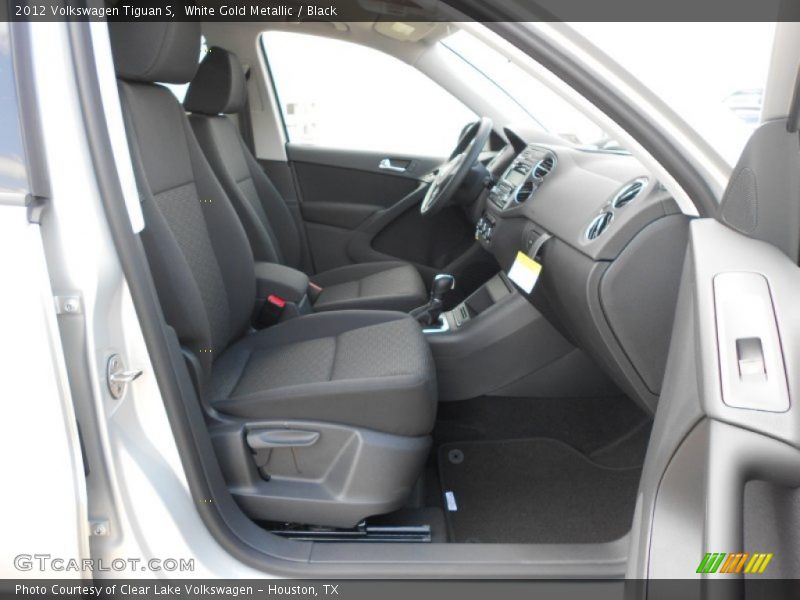 White Gold Metallic / Black 2012 Volkswagen Tiguan S