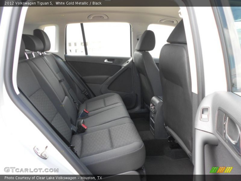 White Gold Metallic / Black 2012 Volkswagen Tiguan S
