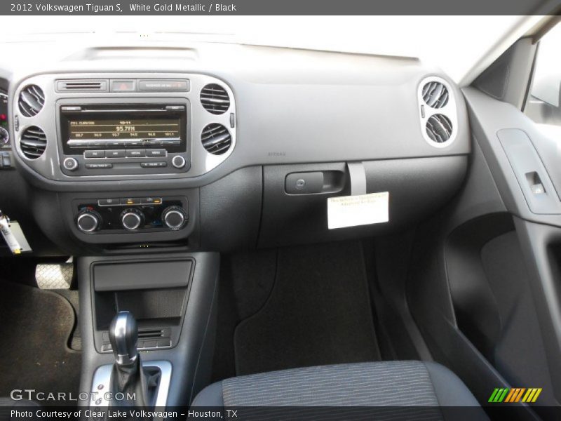 White Gold Metallic / Black 2012 Volkswagen Tiguan S