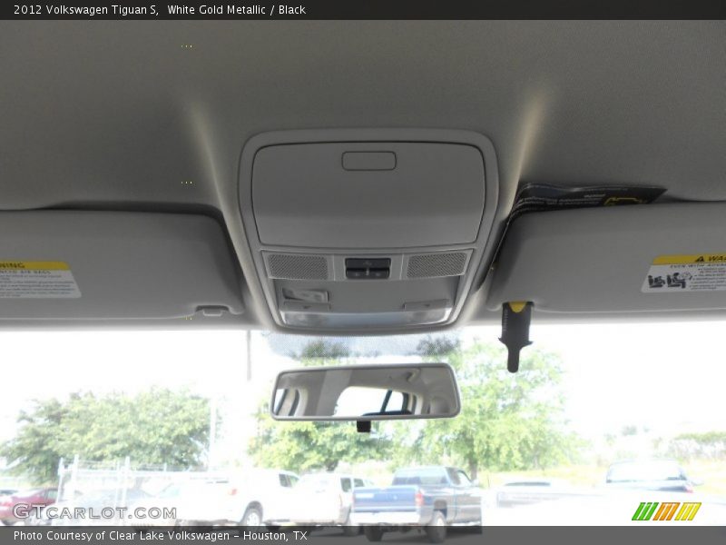 White Gold Metallic / Black 2012 Volkswagen Tiguan S