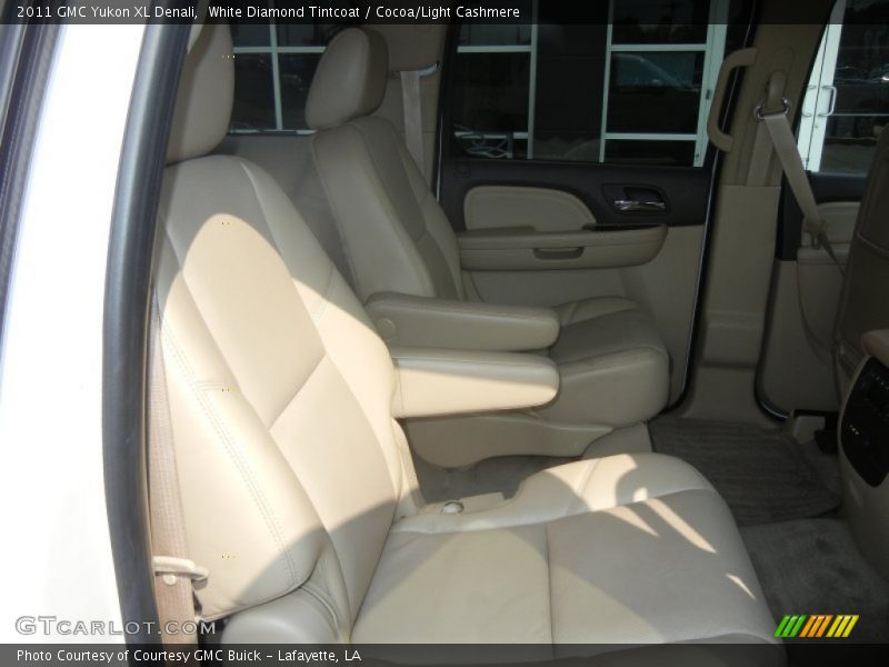 White Diamond Tintcoat / Cocoa/Light Cashmere 2011 GMC Yukon XL Denali