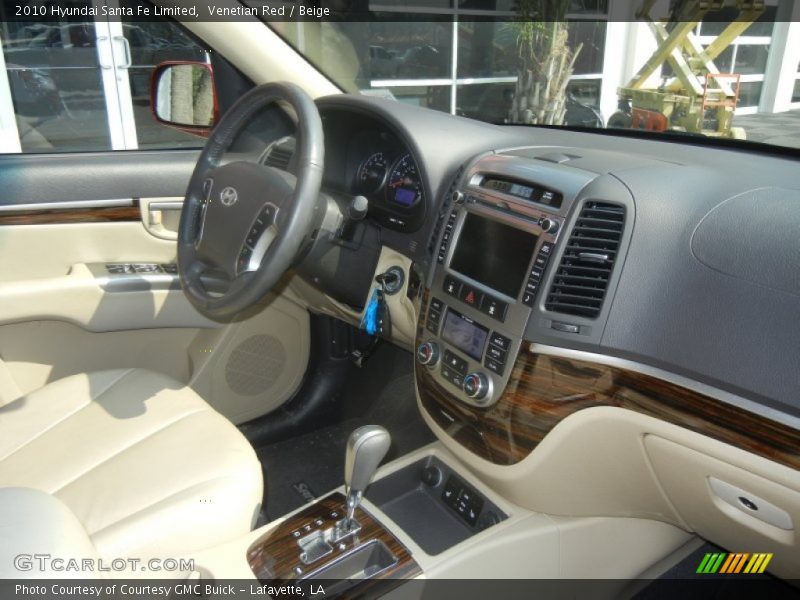 Venetian Red / Beige 2010 Hyundai Santa Fe Limited