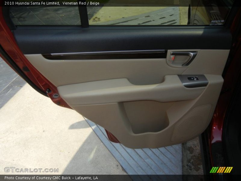 Venetian Red / Beige 2010 Hyundai Santa Fe Limited