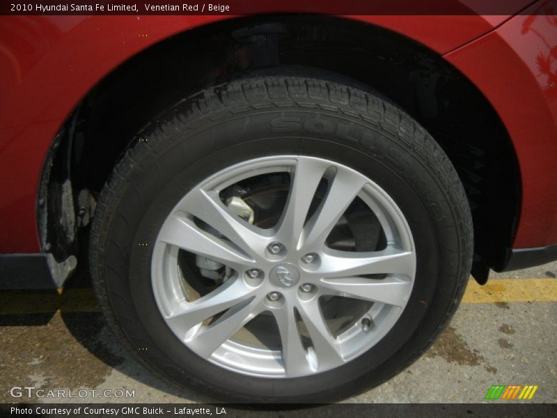 Venetian Red / Beige 2010 Hyundai Santa Fe Limited