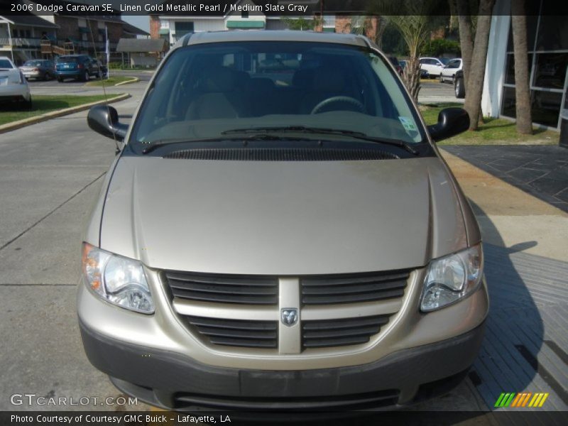 Linen Gold Metallic Pearl / Medium Slate Gray 2006 Dodge Caravan SE