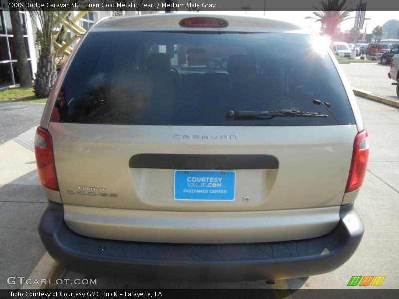 Linen Gold Metallic Pearl / Medium Slate Gray 2006 Dodge Caravan SE