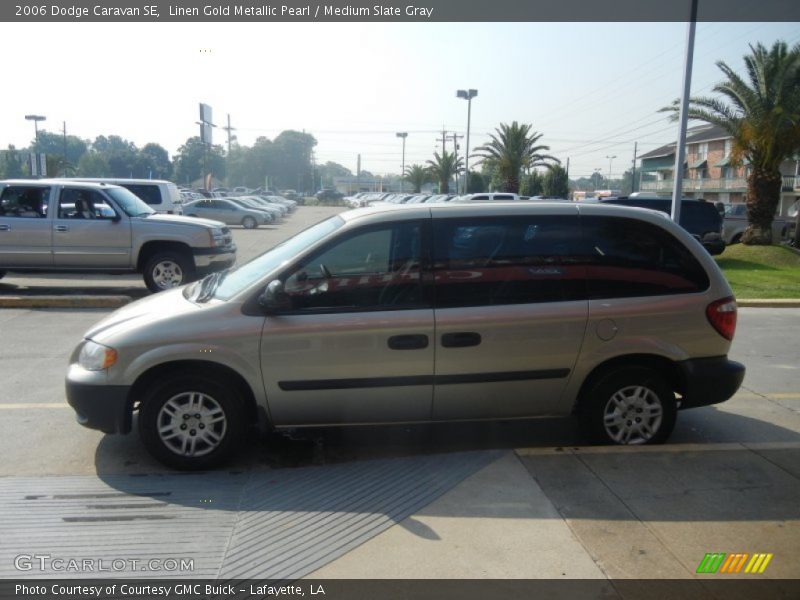 Linen Gold Metallic Pearl / Medium Slate Gray 2006 Dodge Caravan SE