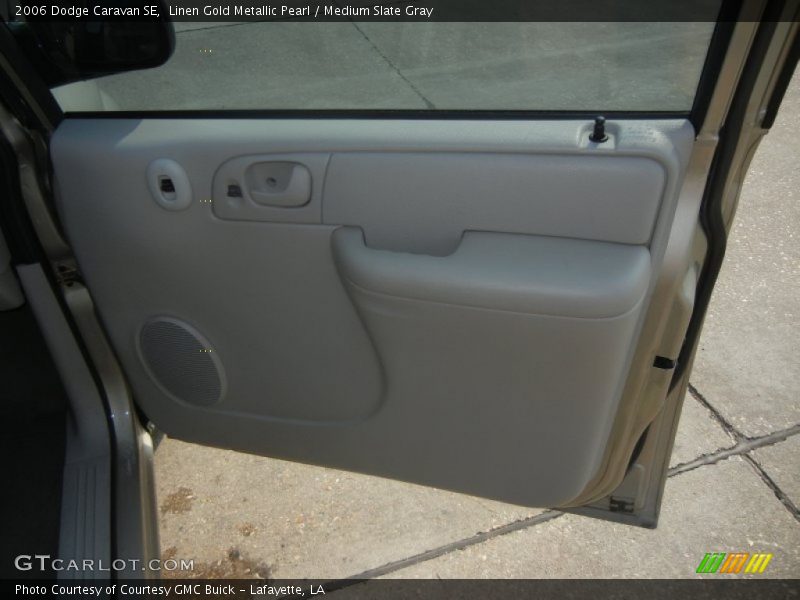 Linen Gold Metallic Pearl / Medium Slate Gray 2006 Dodge Caravan SE