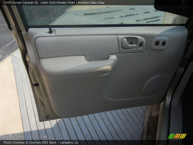 Linen Gold Metallic Pearl / Medium Slate Gray 2006 Dodge Caravan SE