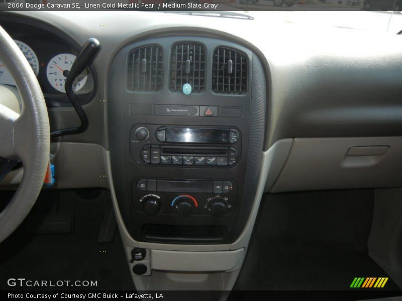 Linen Gold Metallic Pearl / Medium Slate Gray 2006 Dodge Caravan SE