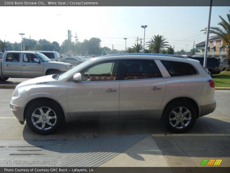 White Opal / Cocoa/Cashmere 2009 Buick Enclave CXL