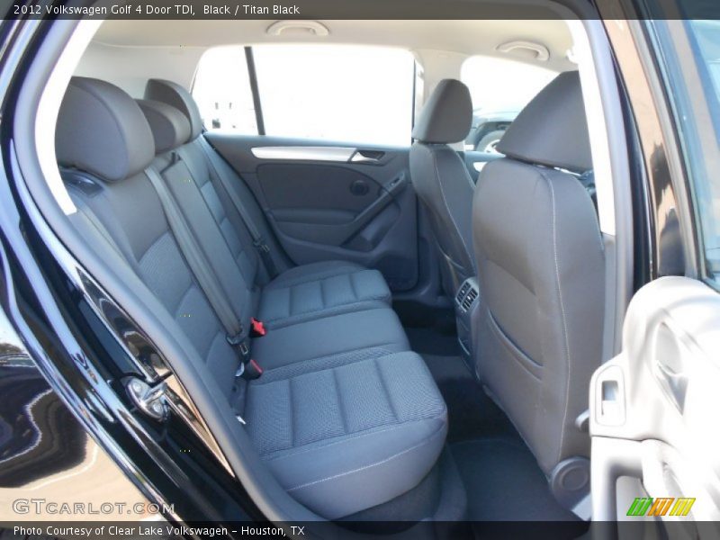 Black / Titan Black 2012 Volkswagen Golf 4 Door TDI