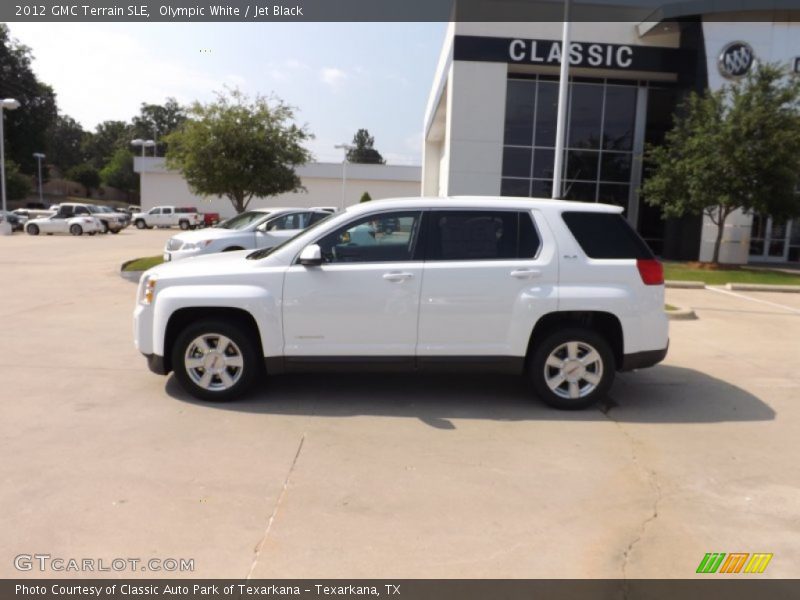 Olympic White / Jet Black 2012 GMC Terrain SLE